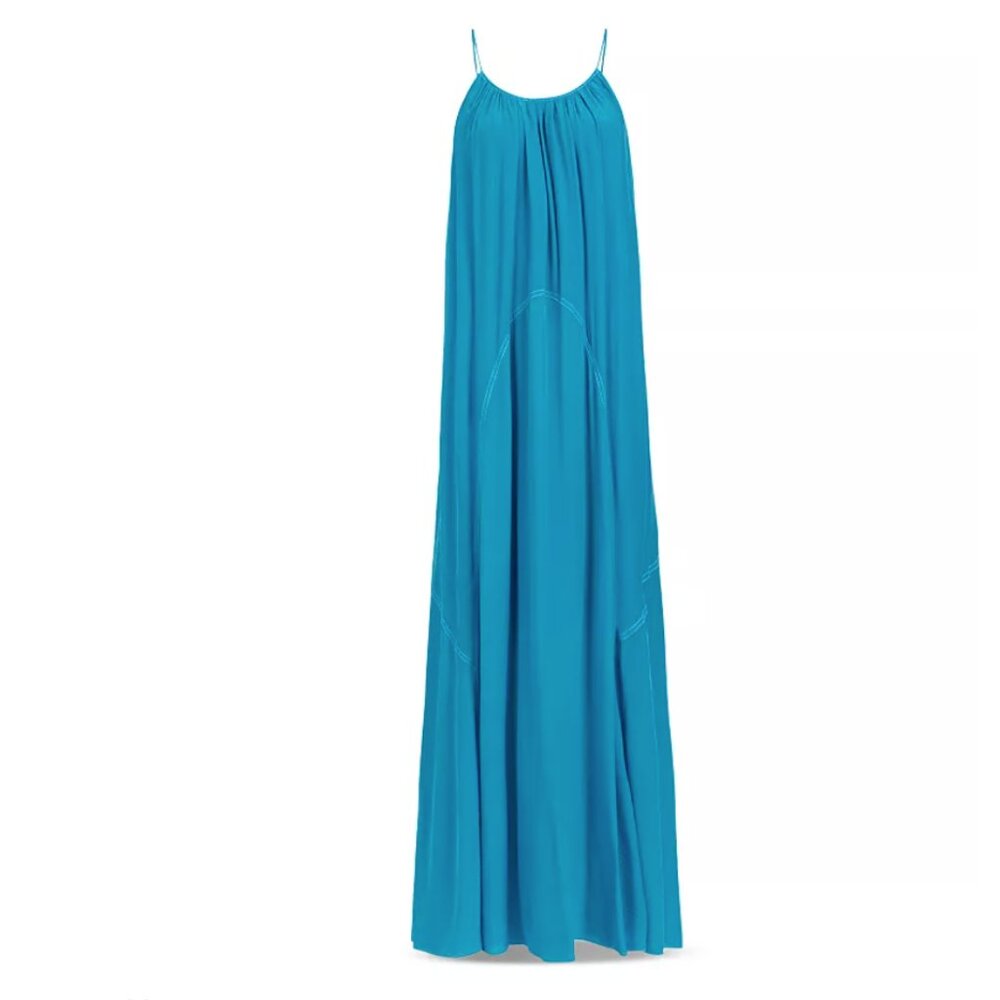 All Saints Bright Blue Maxi Dress
